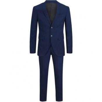 Franco Men's Plus-Size Medieval Blue Suit – Jack & Jones, Size 60