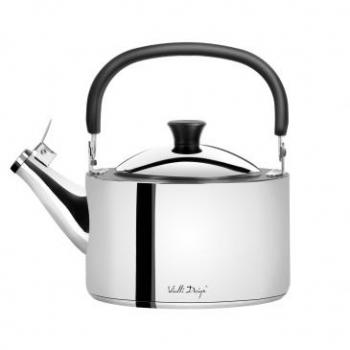 Théière-chrome Vialli avec sifflet 1,5 L