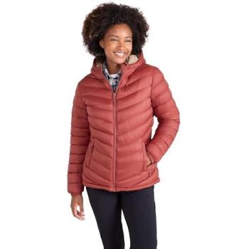 Mountain Warehouse Seasons Women’s Fur‑Lined Padded Jacket – Orange, Size 6