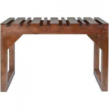 Banc en bois marron 70x45x40cm par Dutchbone