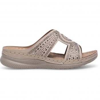 Clara Barson WYL05010-30 Pantoletten in Beige