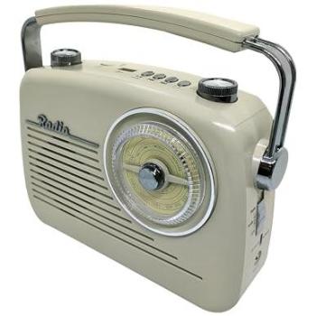 TimelessRed5 Retro FM Player – Cream