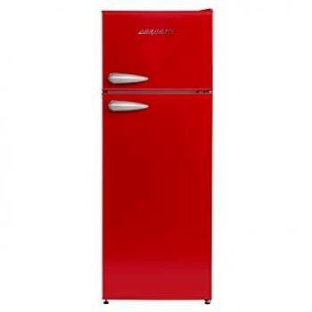 Frigorifero a libera installazione 171 litri 4 vano congelatore Stand Retro 144 cm Rosso Respekta