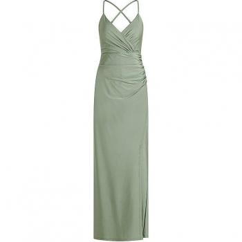 Abendkleid VERA MONT Vera Mont figurbetont Gr. 40, Normalgrößen, grün (autumn green) Damen Kleider Raffung