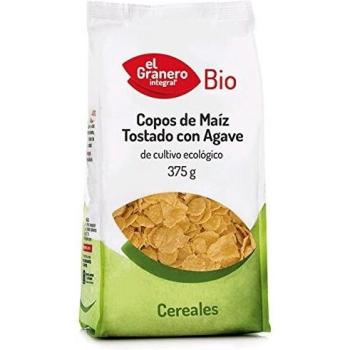 Granero Alimentación Copos de Maíz Tostado Agave Bio 375 G