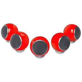 Pack de Altavoces Elipson Planet M 5.0 400 W Home Cinema Rojo – 2 Canal, 80 W
