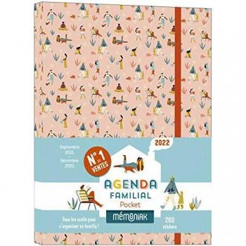 Agenda familial Mémoniak pocket 2021-2022