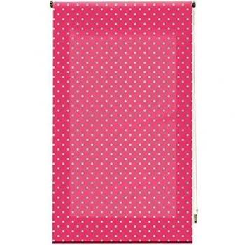 Estor para Ventana Rosa con Motas Blancas 100 x 180 cm
