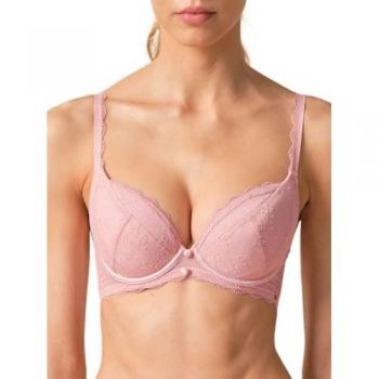 Pink Vintage Romance Padded Plunge Bra (Size 30DD) – Gossard