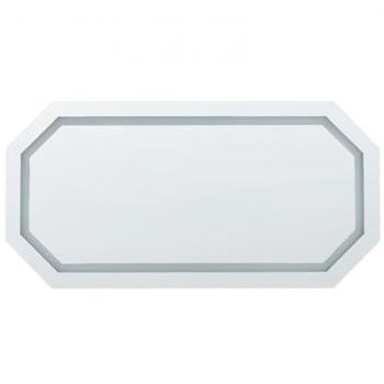 Miroir à LED pour salle de bain argenté 120 x 60 cm