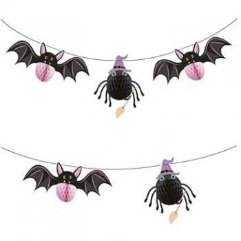 Decoración Colgante Murciélago y Araña 3 m