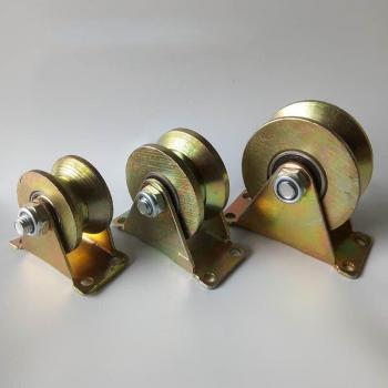 Polea Universal de Acero M50/60/75 con Rodamiento en V