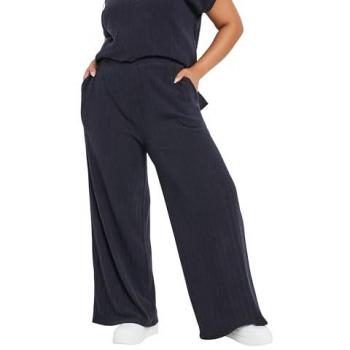 Pantalon et short en tricot bleu à la mode Yours Curve