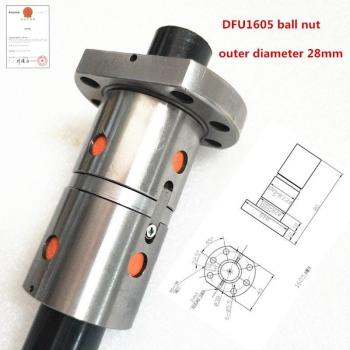 16mm Ballscrew Double Nut RMU1605