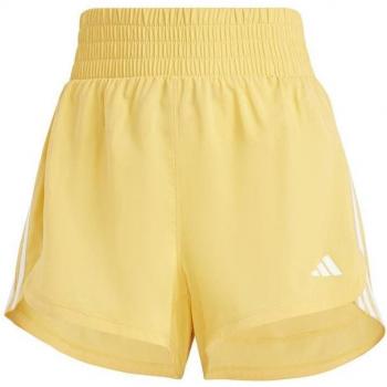 Shorts adidas Pacer Woven High 3 Femme Jaune