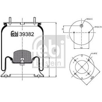FEBI BILSTEIN 39382 Luftfederbalg