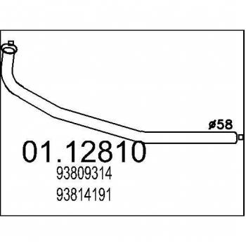 Collettore marmitta MTS 01.12810
