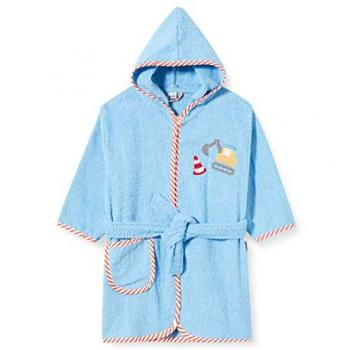 Bains Pelleteuse Peignoir Bleu pour Enfants