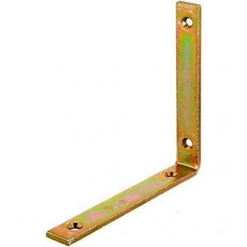 GAH-Alberts 333201 Équerre de Poutre Côtés égaux galvanisé bichromatée 140 x 140 x 20 mm