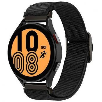 Nylon Cinturino Spigen Fit Lite per Galaxy Watch4 (40 mm) Nero