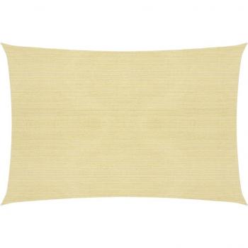 VidaXL Vela da Sole 160 g/m² Beige 5x6 m HDPE