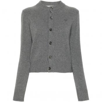 Cardigan en cachemire Ami Paris gris