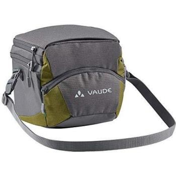 Vaude OnTour Box M (KLICKfix ready) Lenkertasche, Eisen/Bambus, Einheitsgröße