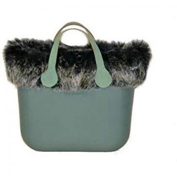 Eco Borsa con Bordo Pellicciato
