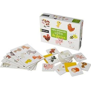 Bauernhof Lotto-Spiel für Kinder