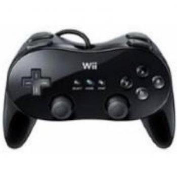 Classic Controller Pro für Wii in Schwarz von Nintendo