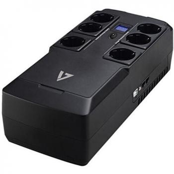 V7 Desk Mountable 750VA UPS with LCD Screen