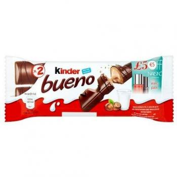 Kinder Bueno. Pac/3 x 21grs