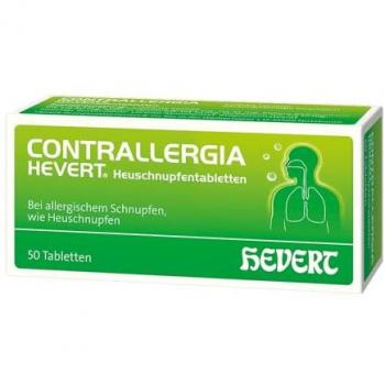 Contrallergia Hevert Heuschnupfentabletten bei allergisch bedingtem Schnupfen, 50 St. Tabletten