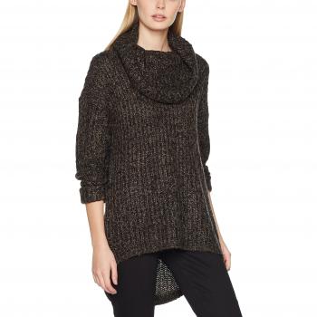 Jersey de Manga Larga ONLY Onlpalermo, Cuello Alto, Mujer, Marrón, Talla X-Large