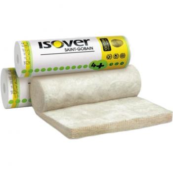 Par 4+ rotolo lana di vetro per isolamento termico e acustico cartongesso 60X1000XH7 cm mq 6 saint gobain