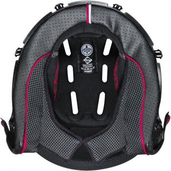 Forro Interior Nolan N40-5 Clima Comfort Negro-Rojo