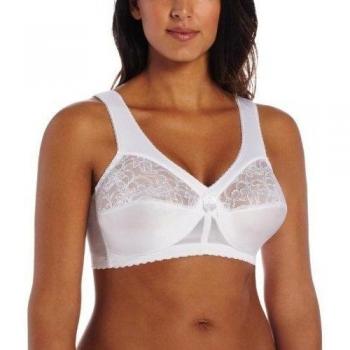 Glamorise Full Figure Non Wired Bra 42G White