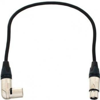 Patch Snake Pro XLR angolata 50 cm nero