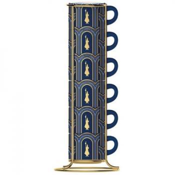 Bialetti Déco Glamour 90‑ml Tasse – Set aus 6