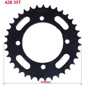 35T Rear Back Sprocket for 420/428 Chains, Suitable for 110cc 125cc 140cc Dirt Bikes