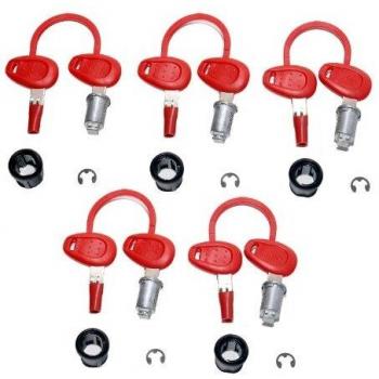 Juego de cerraduras Givi para baúles, compatible con modelos e21, e260, e350, e360, e41, v46, e460, e50, e52