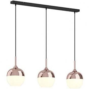 Rangina Glass Pendant Lamp in Copper for Living Room