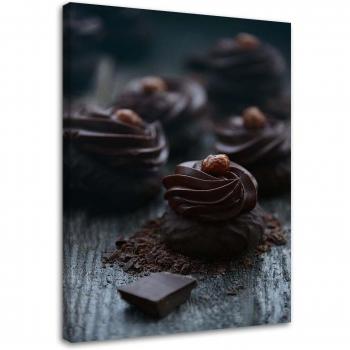 Impression Artistique Dessert Chocolat 40x60
