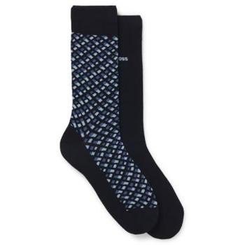 BOSS Socken »2P RS Monogram CC«, (Packung, 2 Paar), mit Logo