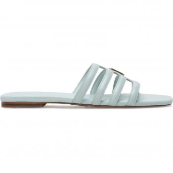 Damen-Pantoletten Badura JEAN‑113775 – ein Hauch von Grün