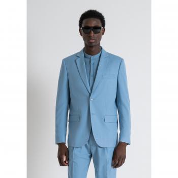GIACCA FIAMMATA “CORA” REGULAR FIT IN COTONE