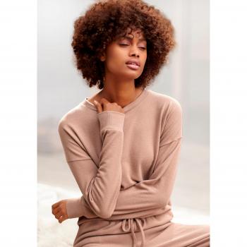 LASCANA Damenpullover in Grau (Taupe)