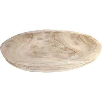 Piatto Ovale Argento Signes Grimalt 30x18 cm