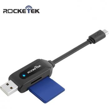 Rocketek Micro USB OTG Adapter for SD and Micro SD Cards