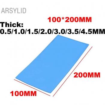 ARSYLID 100*200mm Conductive Silicone Pad for Heatsink 3.6W